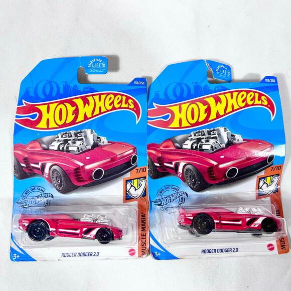 Hot Wheels Carded Lot Of 9 Various Years Dodge Van Charger Toy Cars New (T) - Picture 4 of 6